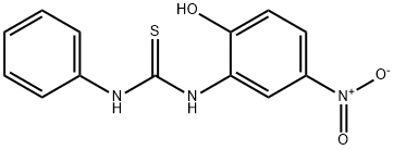 N-Phenyl-N'-(2-hydroxy-5-nitrophenyl)thiourea 结构式