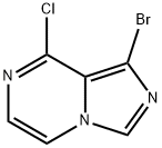 IMidazo[1,5-a]pyrazine, 1-broMo-8-chloro-, 1352897-61-0, 结构式