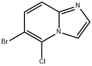 IMidazo[1,2-a]pyridine, 6-broMo-5-chloro- Struktur