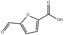 5-ホルミル-2-フランカルボン酸 化学構造式
