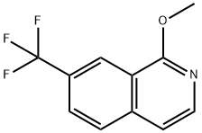 7-(trifluoroMethyl)-1-Methoxyisoquinoline Struktur