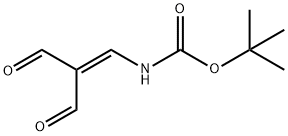 Carbamic acid, (2-formyl-3-oxo-1-propenyl)-, 1,1-dimethylethyl ester (9CI) Struktur
