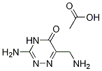 3-AMino-6-(aMinoMethyl)-1,2,4-triazin-5(4H)-one acetate Struktur