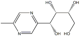 2-METHYL-6-ARABOTETRAHYDROXYBUTYLPYRAZINE Structure