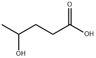 4-hydroxyvaleric acid  Structure