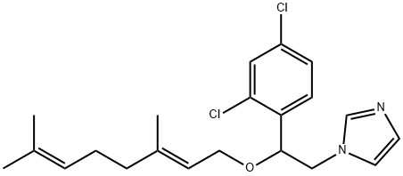 1-(2-(2,4-Dichlorophenyl)-2-(geranyloxy)ethyl)-1H-imidazole Structure