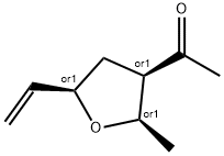 Ethanone, 1-(5-ethenyltetrahydro-2-methyl-3-furanyl)-, (2alpha,3alpha,5alpha)- (9CI) Structure