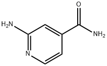2-氨基吡啶-4-氨甲酰, 13538-42-6, 结构式