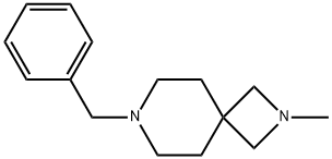 7-benzyl-2-methyl-2,7-diazaspiro[3.5]nonane Struktur