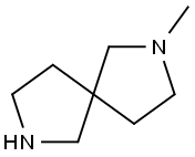 2-メチル-2,7-ジアザスピロ[4.4]ノナン 化学構造式