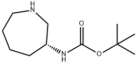 CarbaMic acid, N-[(3R)-hexahydro-1H-azepin-3-yl]-, 1,1-diMethylethyl ester Struktur