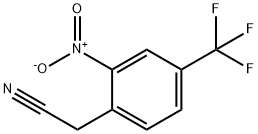 2-硝基-4-(三氟甲基)苯乙腈, 13544-06-4, 结构式