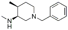 (3S,4S)-1-benzyl-N,4-diMethylpiperidin-3-aMine Structure