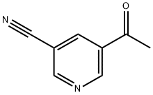 3-Pyridinecarbonitrile,5-acetyl- Struktur
