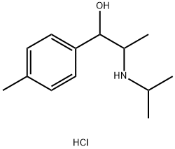 D,L-ERYTHRO-4'-METHYL-A-(1-ISOPROPYLAMINOETHYL) BENZYL ALCOHOL, HYDROCHLORIDE Struktur