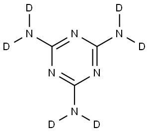 氘代三聚氰胺,13550-89-5,结构式