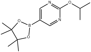 2-Isopropoxy-5-(4,4,5,5-tetramethyl-1,3,2-dioxaborolan-2-yl)pyrimidine Structure