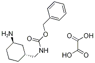 trans-3-(BenzyloxycarbonylaMinoMethyl)cyclohexylaMine oxalate, 97% Struktur