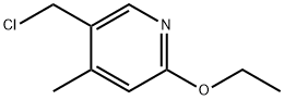 Pyridine, 5-(chloroMethyl)-2-ethoxy-4-Methyl- Structure