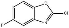 2-クロロ-5-フルオロ-1,3-ベンズオキサゾール 化学構造式