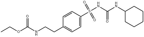 N-Des(5-Methylpyrazinecarbonyl)-N-ethylcarboxyl Glipizide Struktur