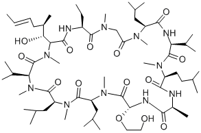 Oxeclosporin Struktur