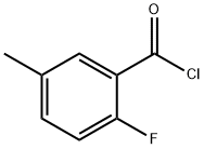 2-氟-5-甲基苯甲酰氯 结构式