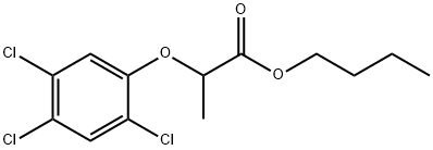butyl 2-(2,4,5-trichlorophenoxy)propionate Structure