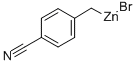 4-シアノベンジル亜鉛ブロミド 溶液 化学構造式