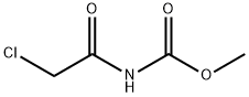 N-(2-クロロアセチル)カルバミン酸メチル 化学構造式
