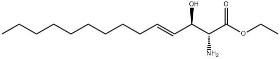(2S,3R,4E)-2-Amino-3-hydroxy-tetradecenoic Acid Ethyl Ester Structure