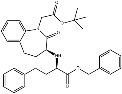 1’-epi-Benazeprilat Benzyl Ester (Glycine)tert-butyl Ester Struktur
