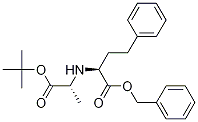 N-[1-(S)-Benzyloxycarbonyl-3-phenylpropyl]-D-alanine tert-Butyl Ester Structure