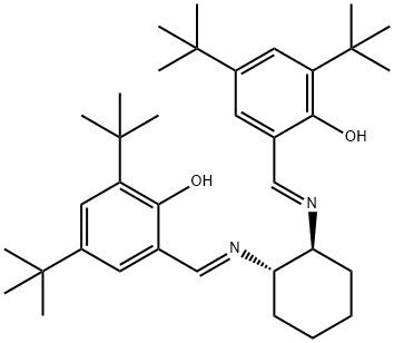 (S,S)-(+)-N,N'-BIS(3,5-DI-TERT-BUTYLSALICYLIDENE)-1,2-CYCLOHEXANEDIAMINE Structure