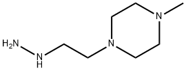 Piperazine, 1-(2-hydrazinoethyl)-4-methyl- (8CI) 化学構造式