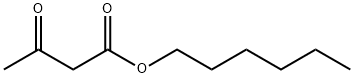 アセト酢酸ヘキシル 化学構造式
