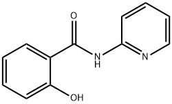 2-hydroxy-N-(2-pyridinyl)benzamide Struktur