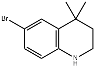 6-ブロモ-1,2,3,4-テトラヒドロ-4,4-ジメチルキノリン塩酸塩 化学構造式