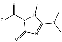 1H-1,2,4-Triazole-1-carbonyl chloride, 3-(dimethylamino)-2,5-dihydro-2-methyl-5-oxo- (9CI)|