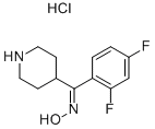 2,4-Difluorophenyl-(4-piperidinyl)methanone oxime hydrochloride