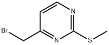 4-溴甲基-2-甲巯基嘧啶 结构式