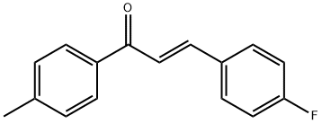 4-フルオロ-4'-メチルカルコン 化学構造式