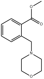 2-MORPHOLIN-4-YLMETHYLBENZOIC ACID METHYL ESTER Structure