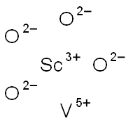 scandium vanadium tetraoxide Struktur