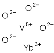vanadium ytterbium tetraoxide  Struktur