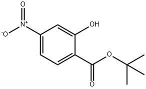 2-Hydroxy-4-nitro-benzoic acid tert-butyl ester Structure