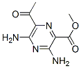 Pyrazinecarboxylic acid, 6-acetyl-3,5-diamino-, methyl ester (9CI) Structure