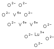 lutetium trivanadium nonaoxide Structure