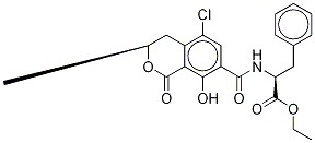 Ochratoxin C-d5, 1356840-94-2, 结构式