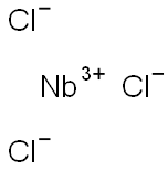 ニオブ(III)トリクロリド 化学構造式